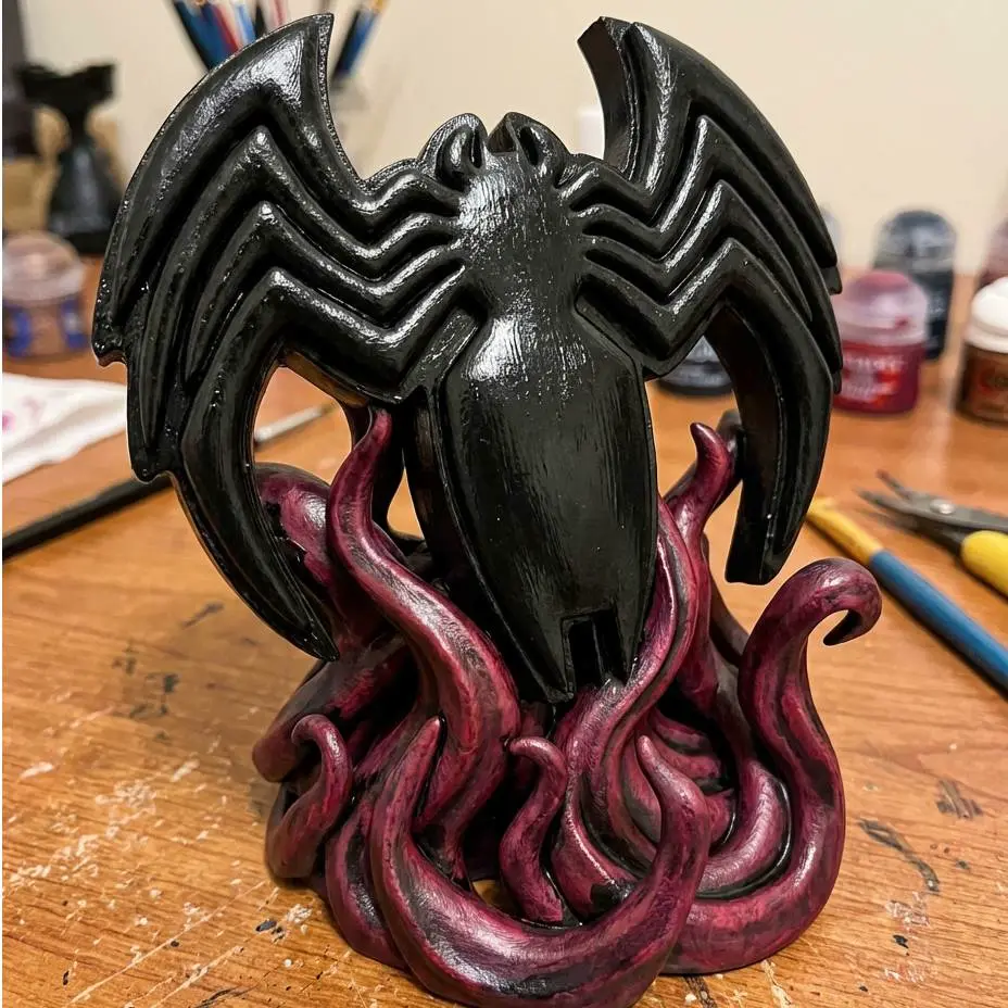 Venom Spider Logo Stand | Marvel Fan Art