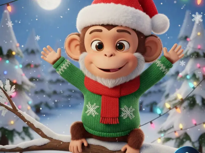 CHRISTMAS MONKEY