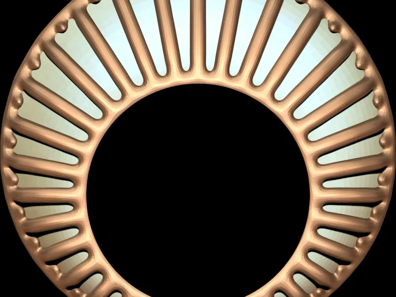 Enamel Fan Ring