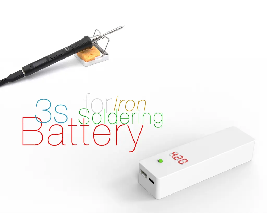 3s Battery for Soldering Iron