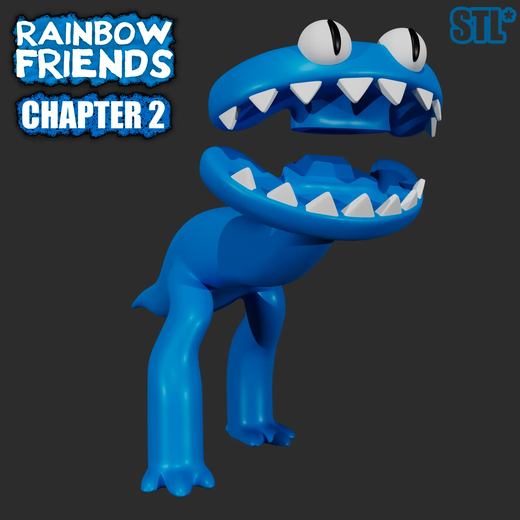 CYAN FROM RAINBOW FRIENDS CHAPTER 2 ROBLOX GAME V.2