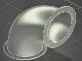 3.625 ID 90° Elbow With Flanges -0