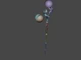 Fantasy Kadma Cosplay Wizard Magic Staff W.i.t.c.h. Jetix-6