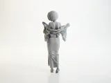 Lady Undressing Figurine Female Figure 3D Printable-3