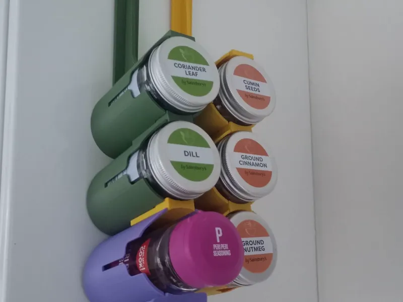 Modular Round Spice Rack System