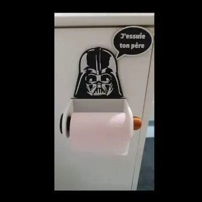 Darth Vader dispensador de papel higiênico