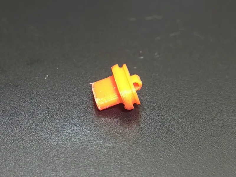 USB-C dust plug with keychain ring