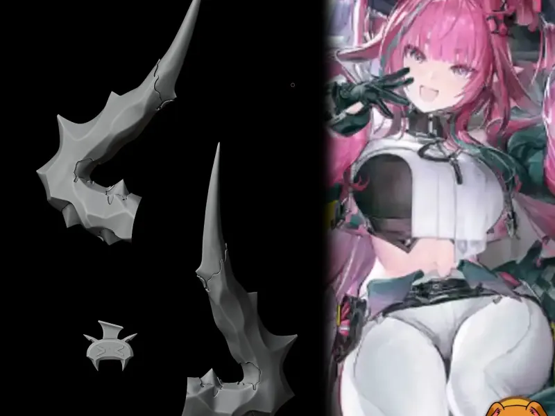 Ivonne - Horns - Arknights Endfield Cosplay Prop