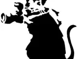 Banksy Rat stencil 11-0