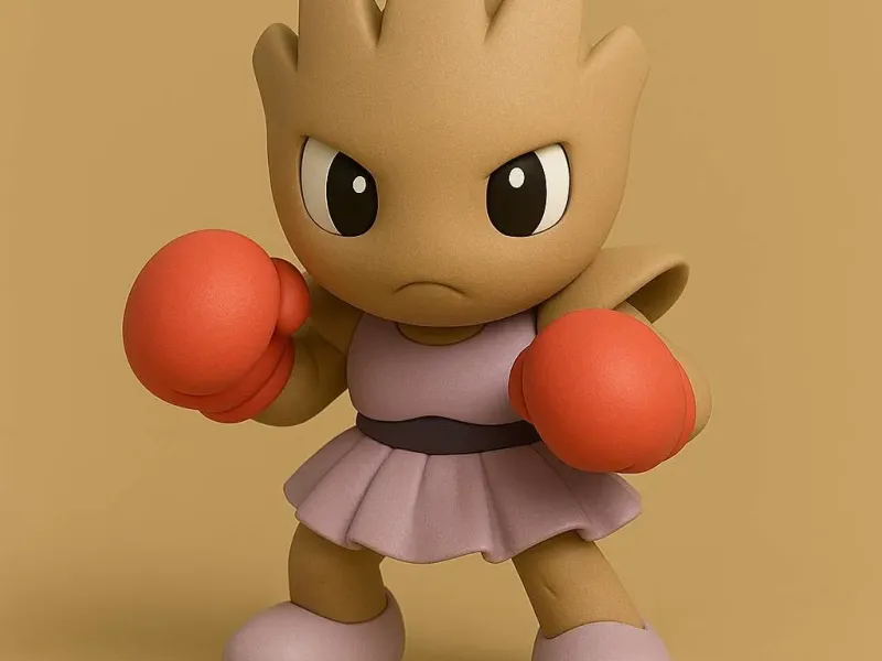 Hitmonchan Pokemon Chibi