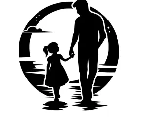 Father and Daughter – A Moment of Warmth