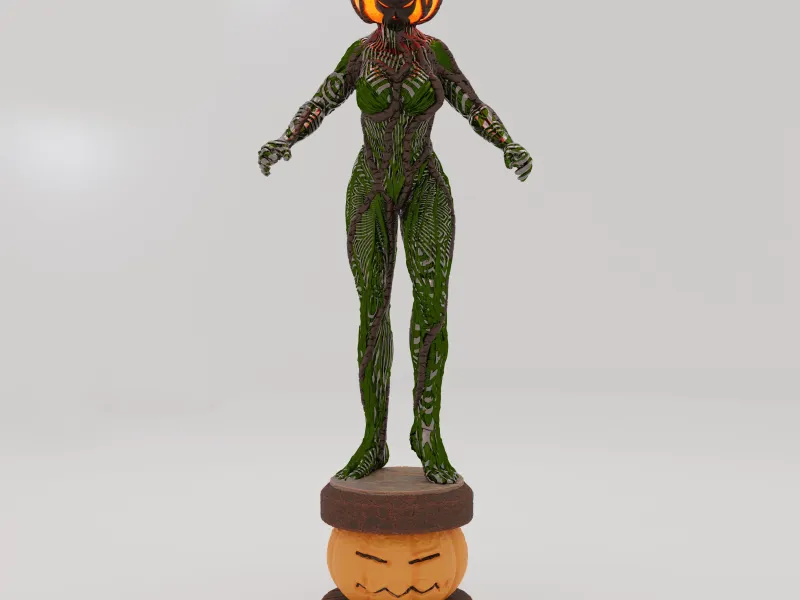 Creality Cloud Model exclusiv - Pumpkin Lady