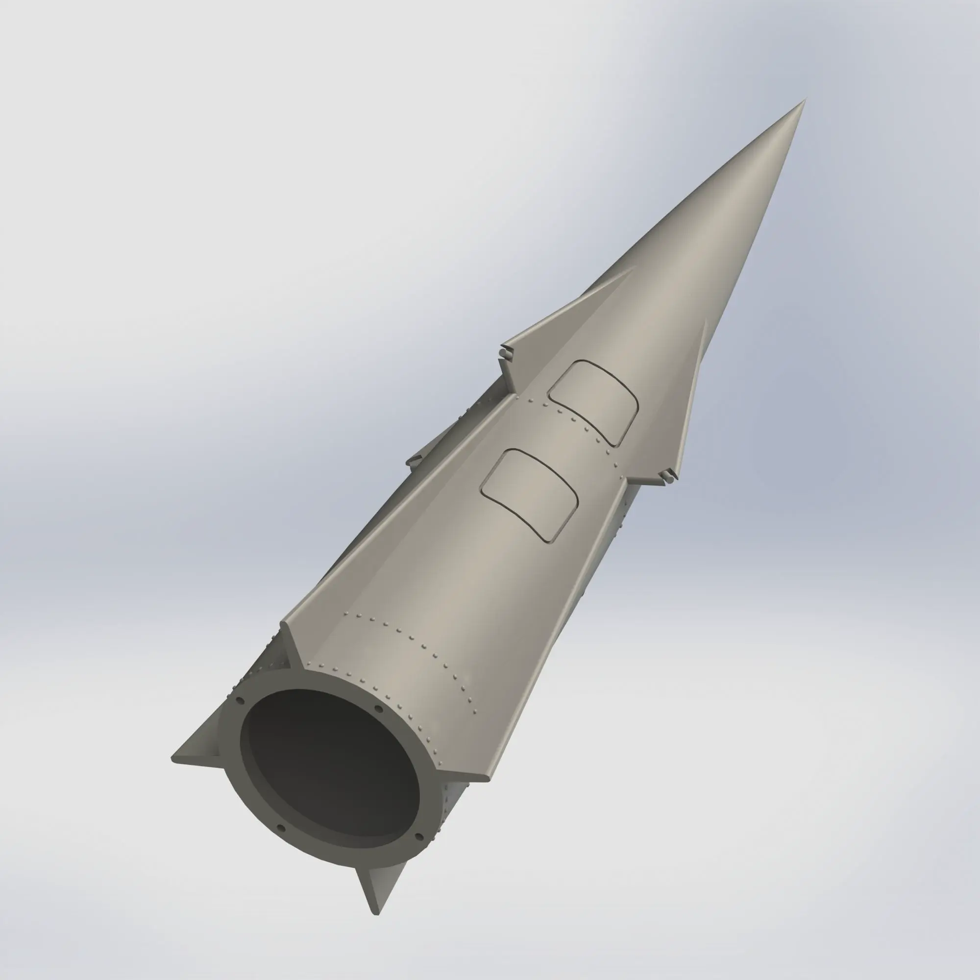 Raketenmodell Nike Hercules - Länge 700 mm