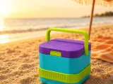 Mini Can Cooler Caddy | Portable Four Can Beverage Holder-1