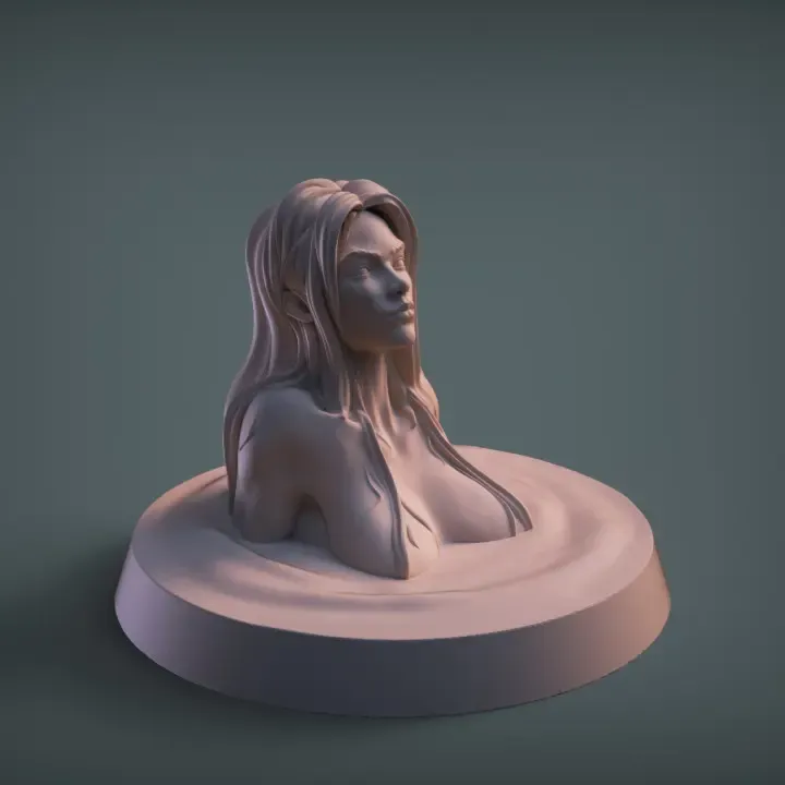 mermaid from water