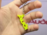 Audi logo keychain-1