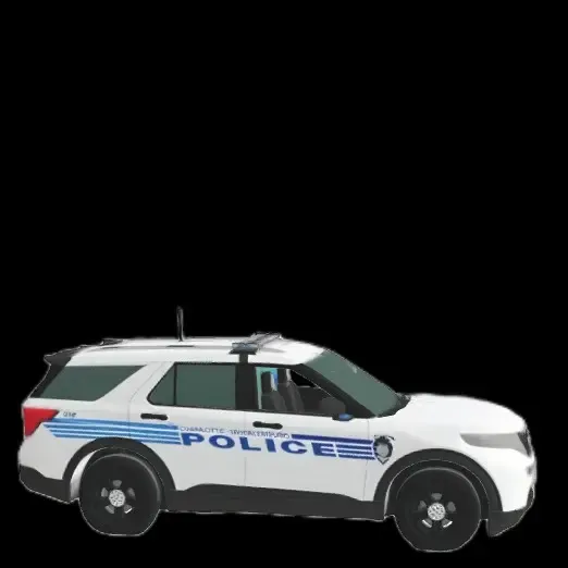 Charlotte Mecklenburg Police Ford interceptor 