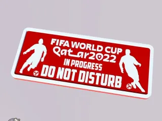 FIFA World Cup Qatar 2022 In Progress Plate