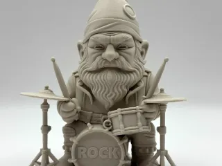 Drummer Garden Gnome