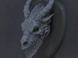 Dragon Skull Wall Trophy-7