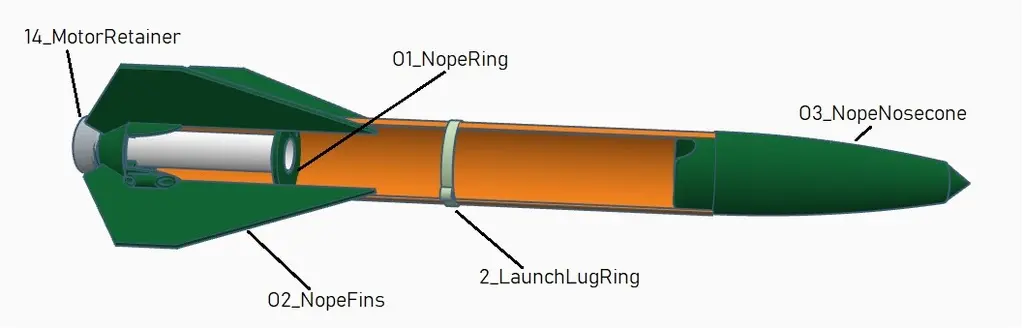 Snake Eye Bomb Rocket