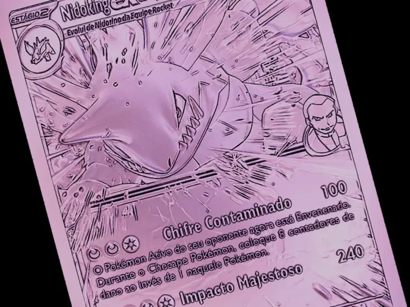 Tarjeta de Pokémon Nidoking