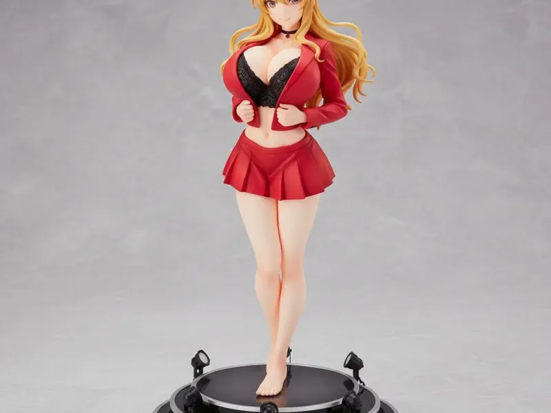 Scarlet Glam Blonde – Confident Glamour Pose Ecchi