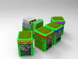 TMNT Inspired Deck Box – Turtle Shell Edition (Commander MTG-1