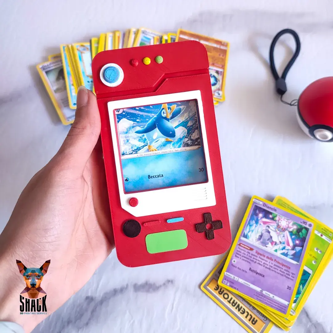 Pokédex Card Holder - Creality Cloud 3D Model | 3Drop
