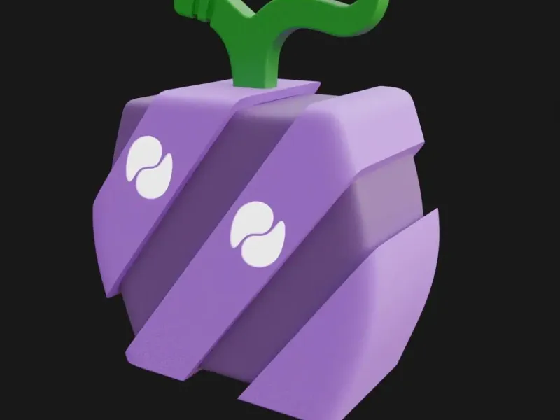 Blade Blox Fruit 3D Model Fan Art