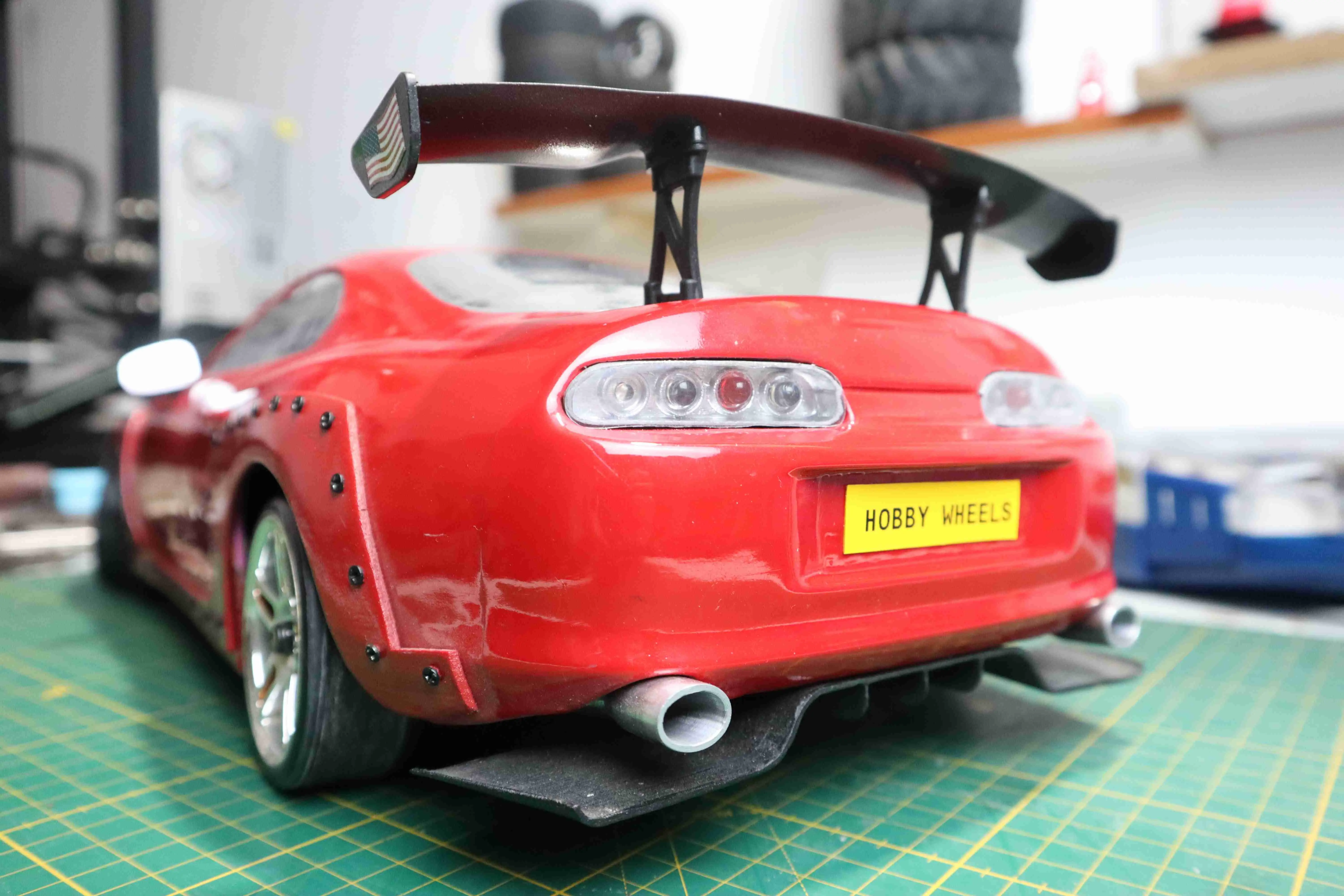 TOYOTA SUPRA 1:10 SCALE WITH WIDE BODY KIT