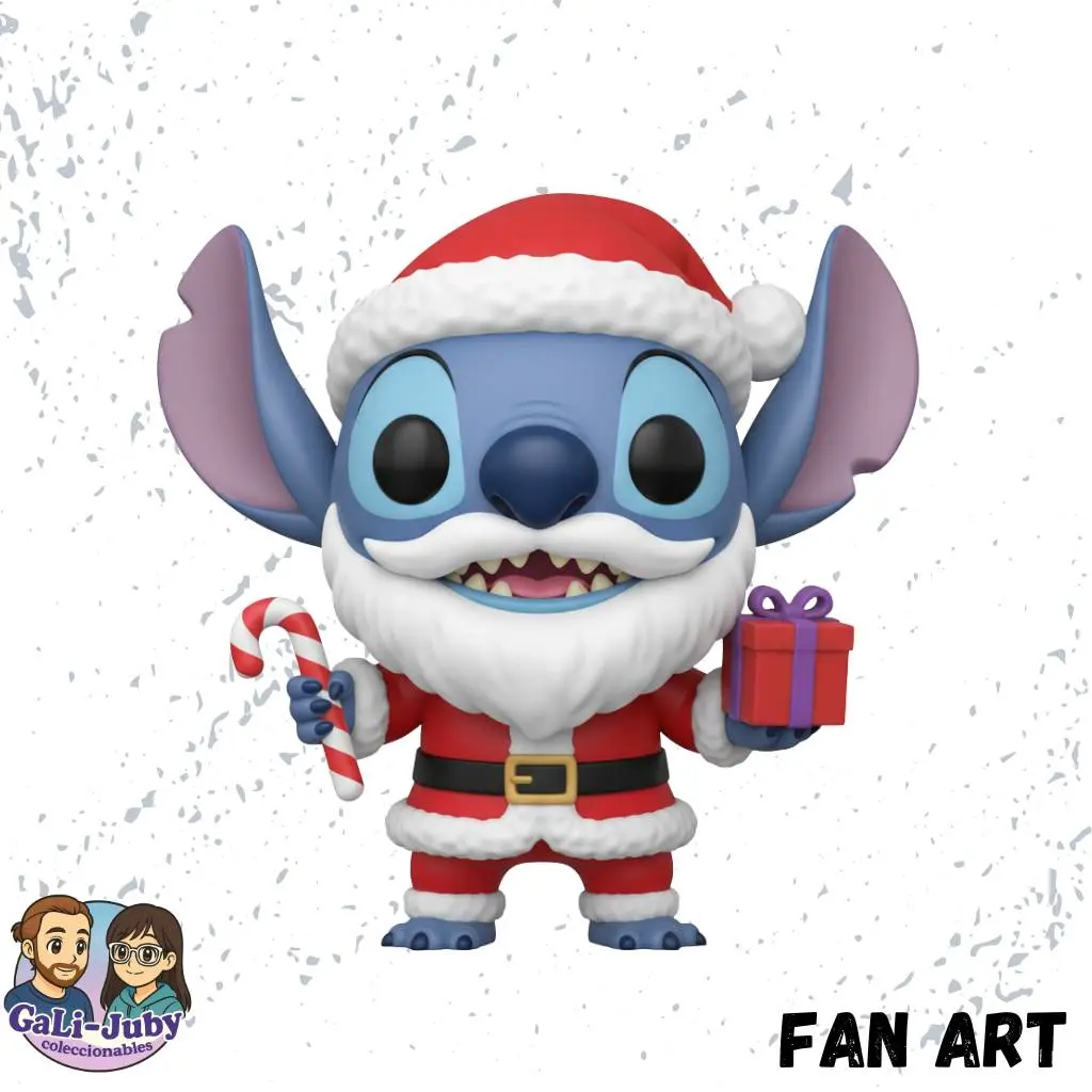 Funko Pop Fan Art Stitch Christmas