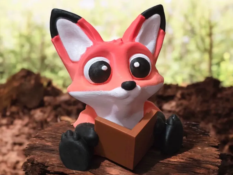 Fox reading book ( Book Shelf Decor )