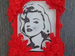 cuadro floral Marilyn