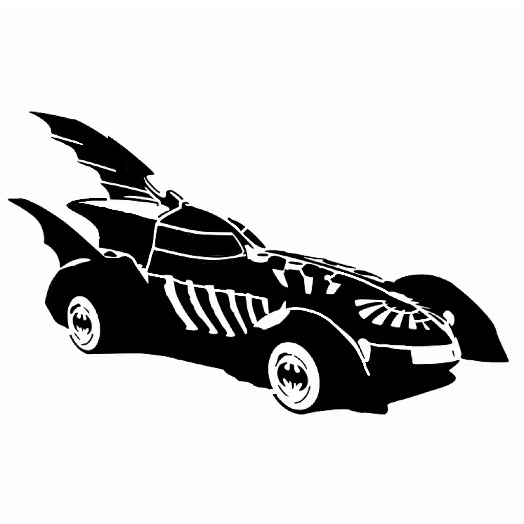 Free Board Games & Card Games STL Download - BF Batmobile stencilby SMT_M 🦊