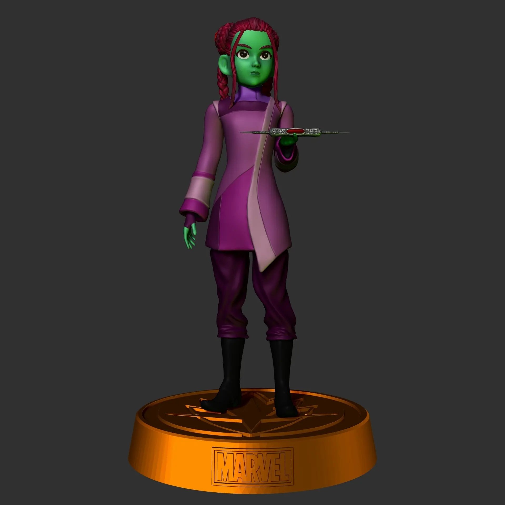 Kid Gamora - fan art
