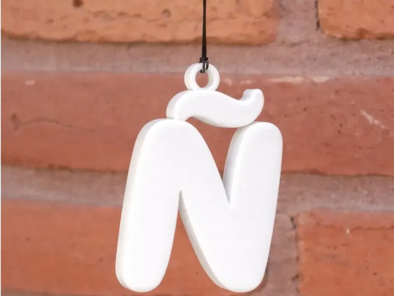 Letter Ñ Keychain