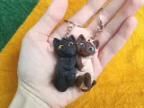 Pair of Cat Keychains-2