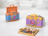 Camera Photo Frame Keychain | Custom Picture Keyring-3