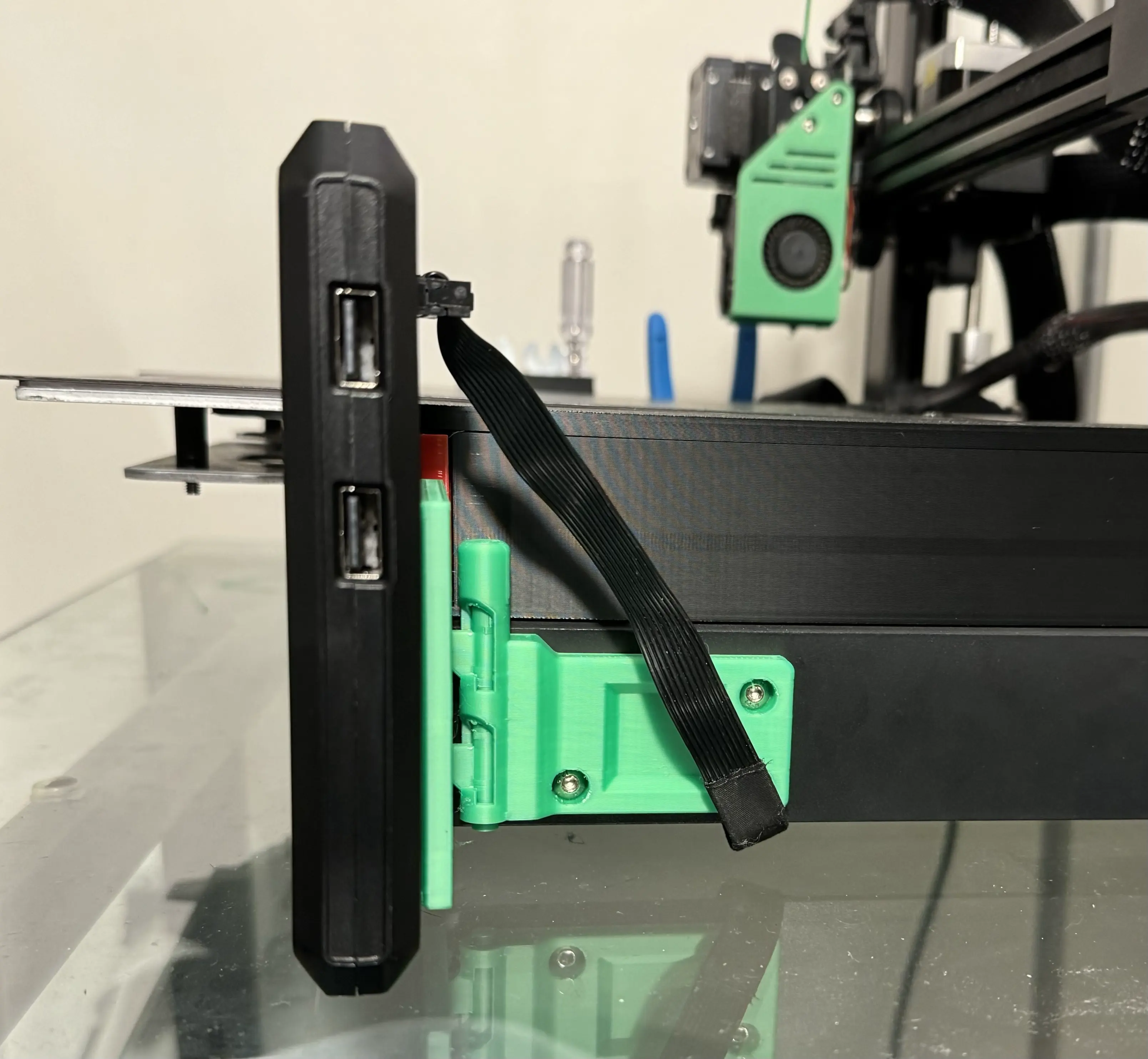 Ender-3 V3 KE/SE Rotating Screen Mount (Nebula Pad Holder)
