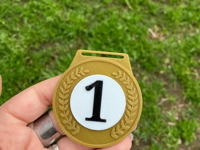 medalla puesto 1 oro