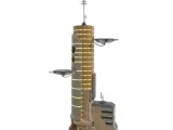 Sci-Fi Skyscraper 3D Model STL Printable-0