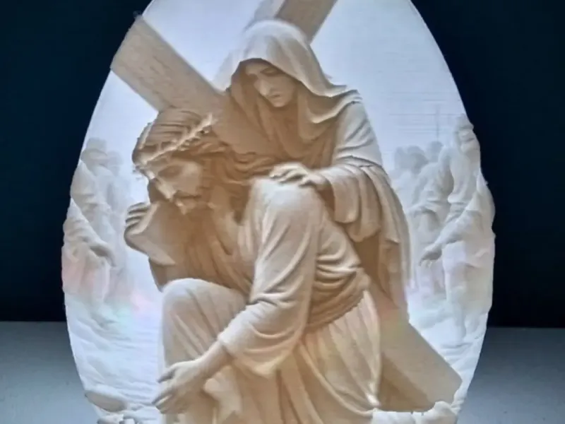 luminária Cristo 