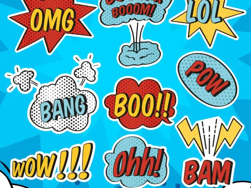 POW-Topper Pop Art Comic-