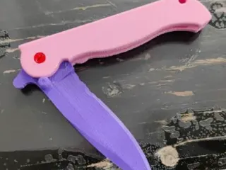Folding Knife for Airsoft or Training
