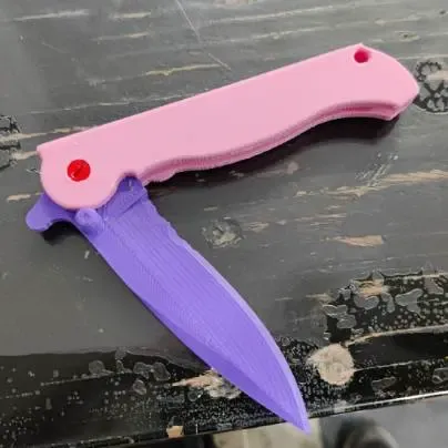 Folding Knife for Airsoft or Training