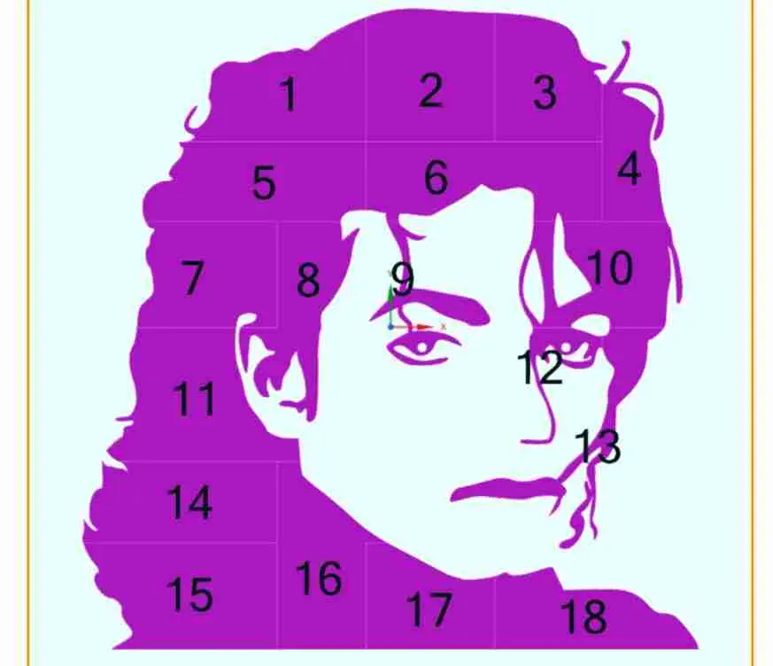 Michael Jackson puzzle and wall art
