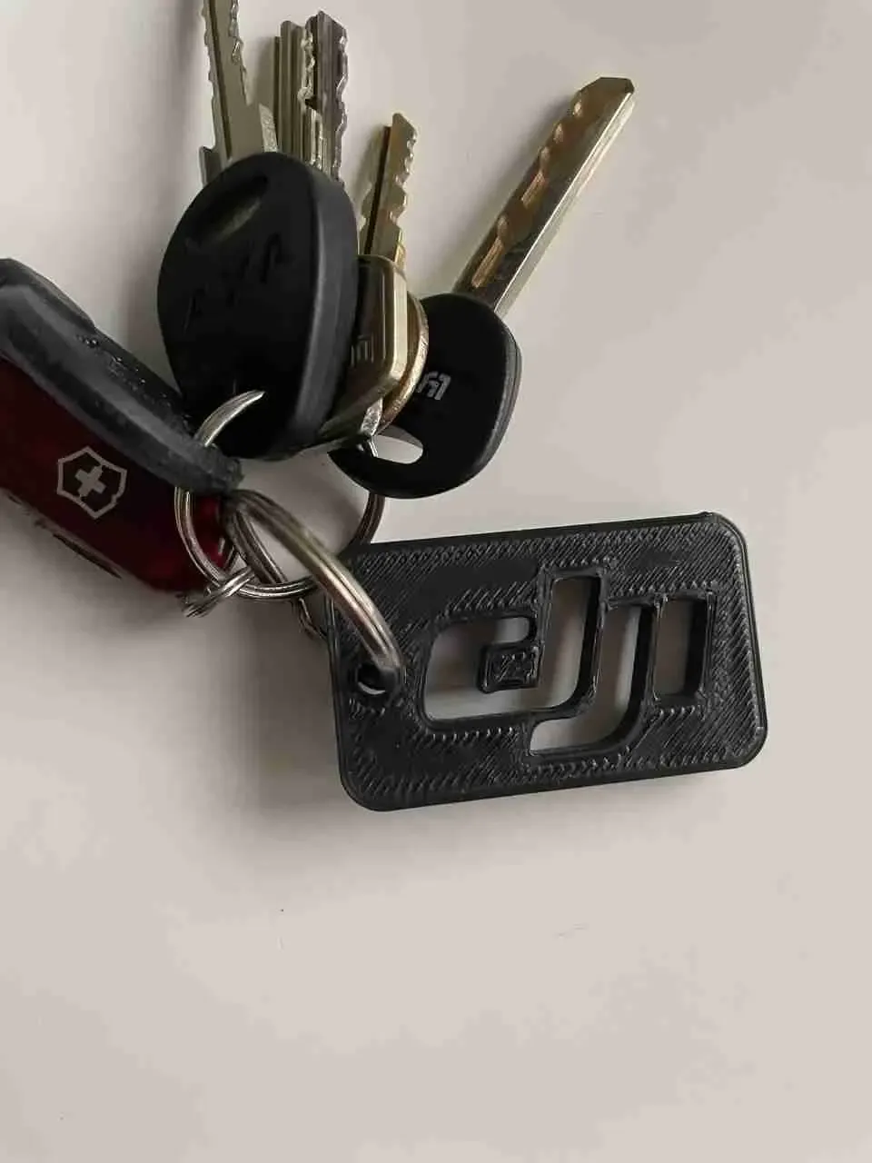 DJI logo keychain