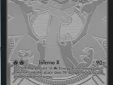 PokeLitho - Pokemon lithophane Mega Charizard X ex 130/94-1