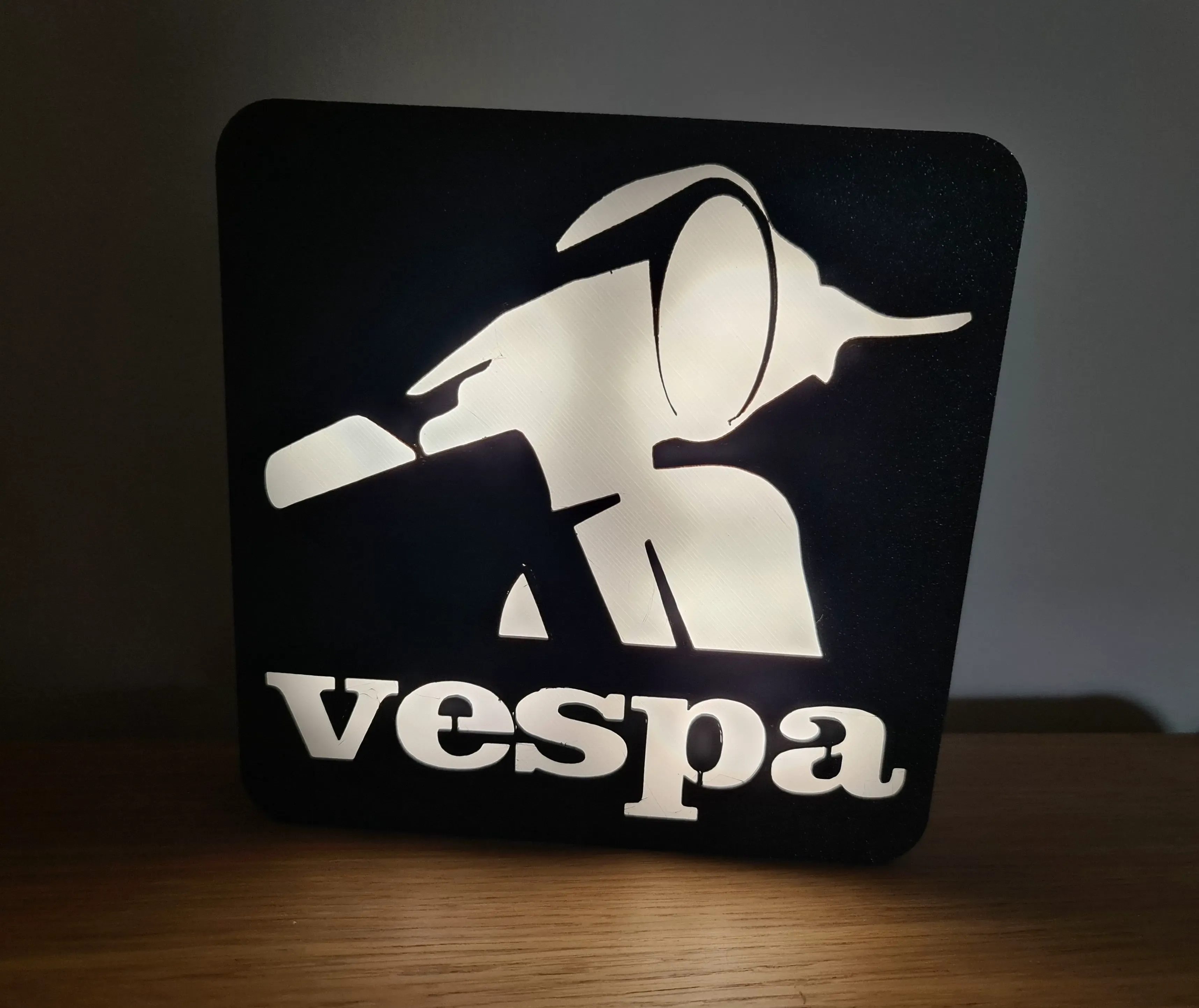 Easy Print Vespa PX PK 125 150 200 LML Lightbox Wall Desk